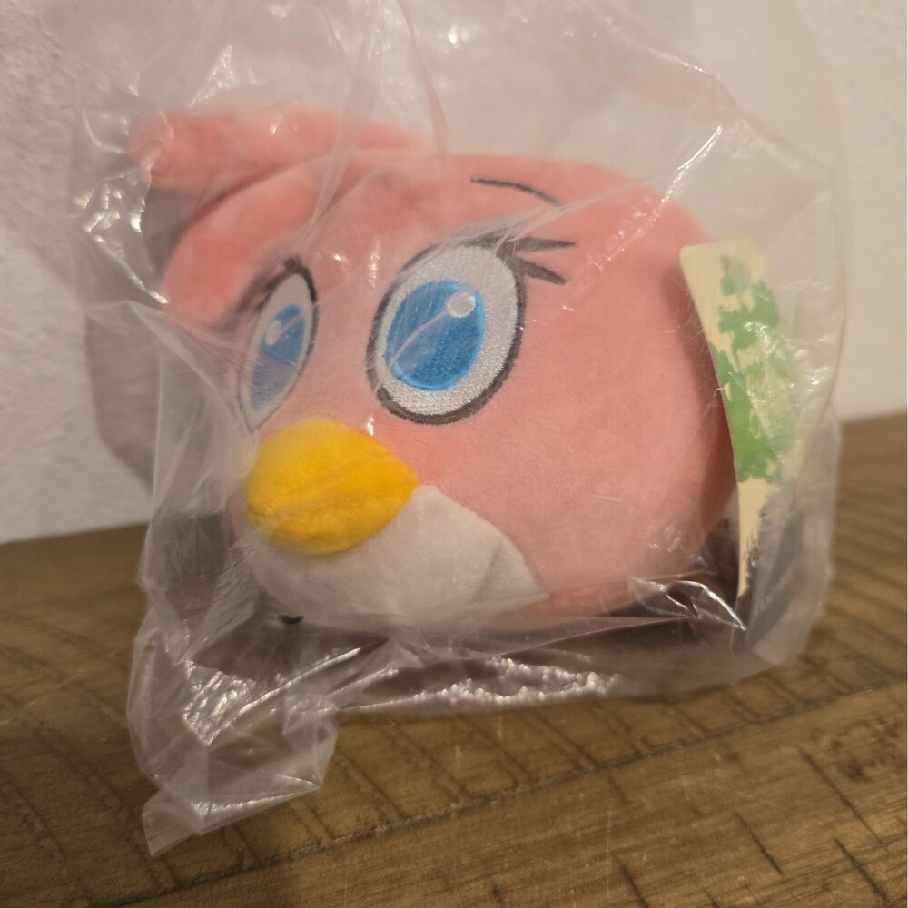 Angry Birds Plush Stella Pink Stuffed Animal Rovio Commonwealth 5" NWT